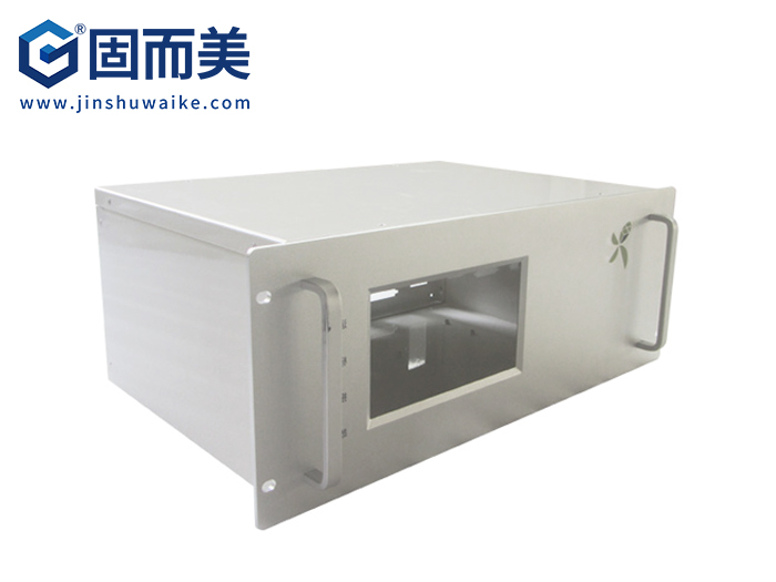 新品銑鋁面板4U服務(wù)器機(jī)箱定制絲印設(shè)計(jì)工業(yè)級工控機(jī)箱